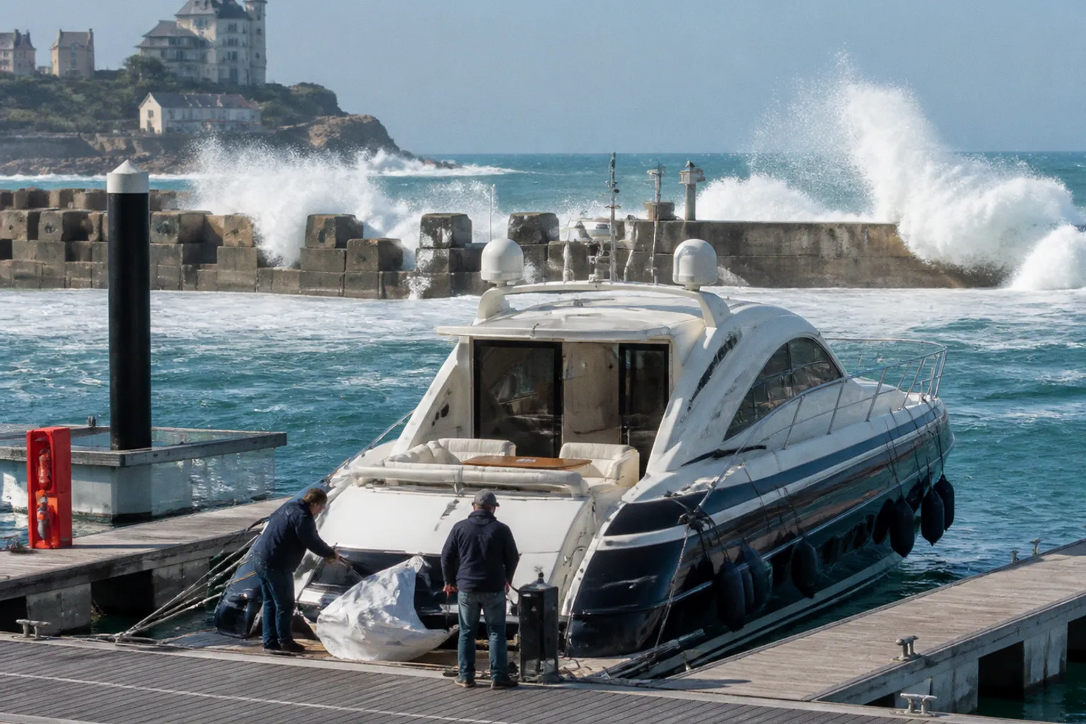 Location de yacht à Biarritz : l'erreur de la houle